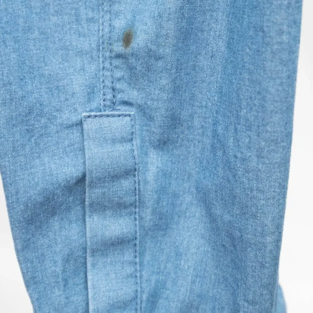 Lafayette 148 New York Long Sleeve Button Down Chambray Shirt Size Small - Picture 4 of 10
